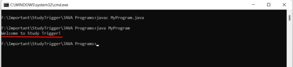 How to run Java Program in Windows 11 - Study Trigger