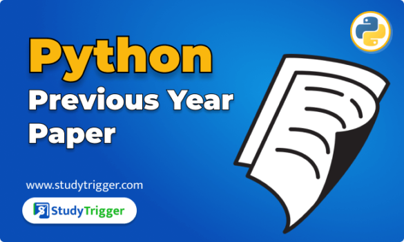 Python Previous Year Paper - Study Trigger